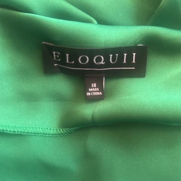 Plus Size Eloquii Draped Back Blouse - Picture 4 of 4